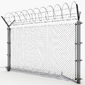 Wire Fence 3D model